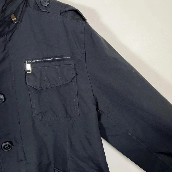 Marc New York Mens Xlarge Utility Winter Button Quilted Lined Bomber Jacket - Picture 3 of 16